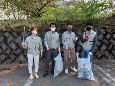 지역사회 환경정화를 위한 플로깅데이(Plogging-Day) 캠페인 추진 사진