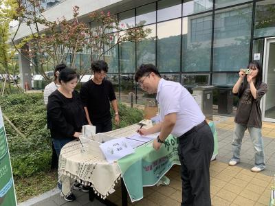 창업진흥원, '25년 공공협업네트워크 농업인 판로지원 캠페인 참여 사진