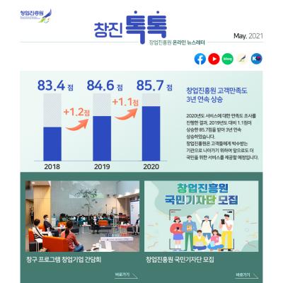 (2021년 5월호) 창업진흥원 온라인 뉴스레터